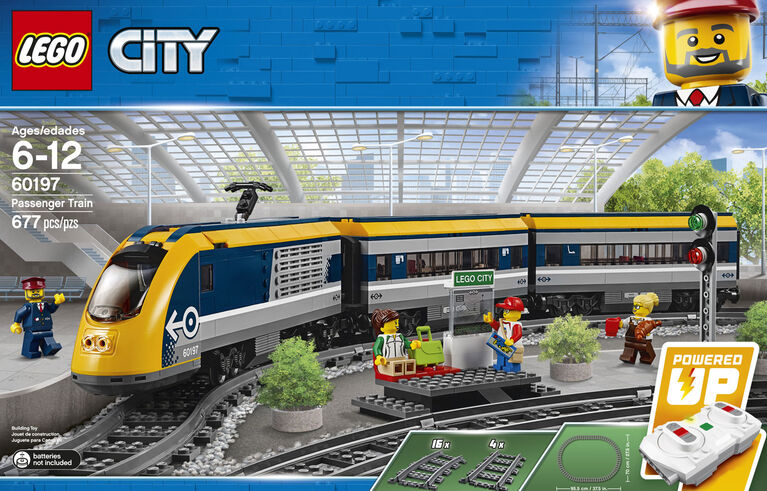 LEGO City Trains Le train de passagers télécommandé 60197 (677 pièces)