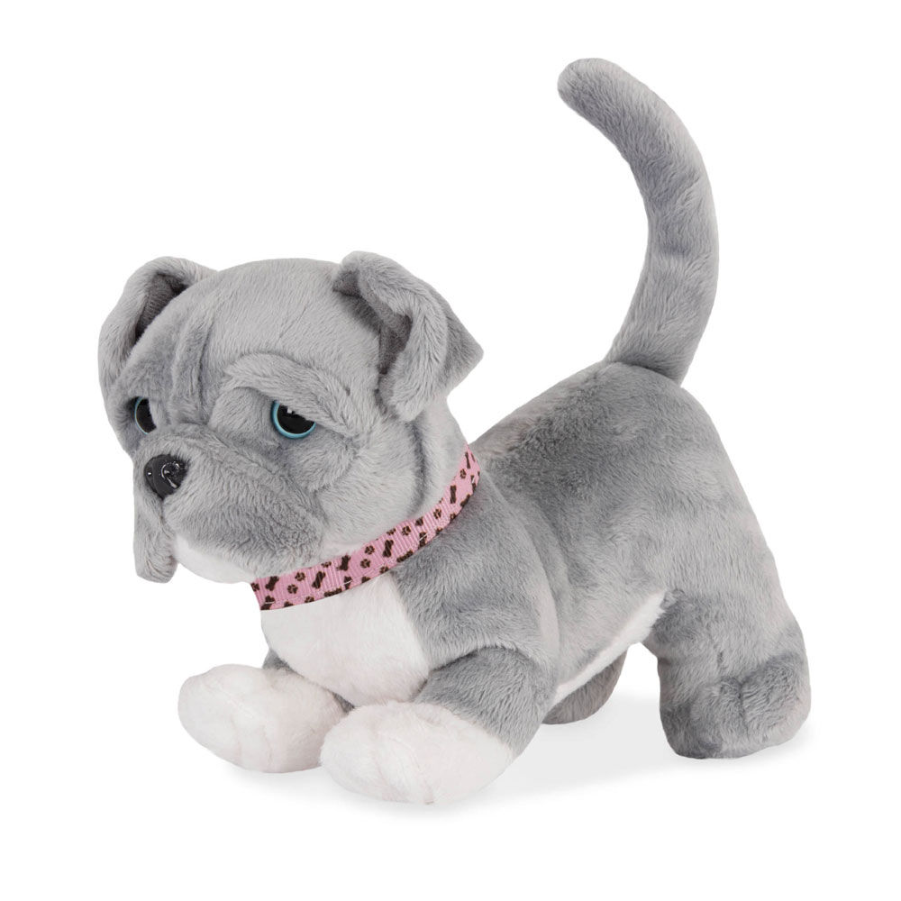 Grey pitbull stuffed animal outlet