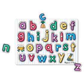 Melissa and Doug - Voir à l'intérieur de l'alphabet Peg Puzzle