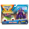 Monster Jam, Official Grave Digger 1:64 Scale Monster Truck and 5-Inch Grim Creatures Action Figure Set