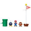 Ensemble de diorama de 5 Figurines de 2,5 pouces Mario Plaine du grand chêne de Nintendo