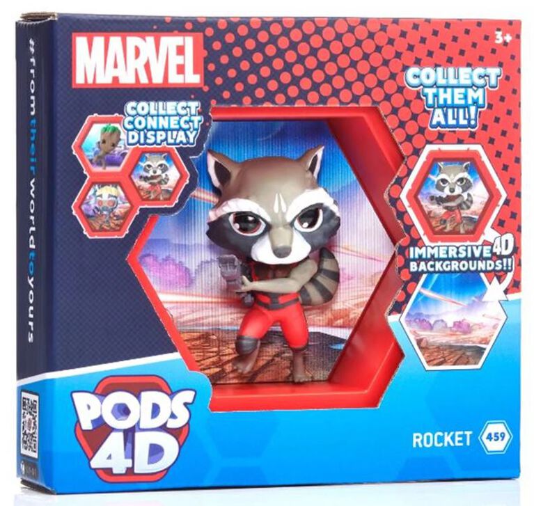 Pods 4D Marvel Rocket
