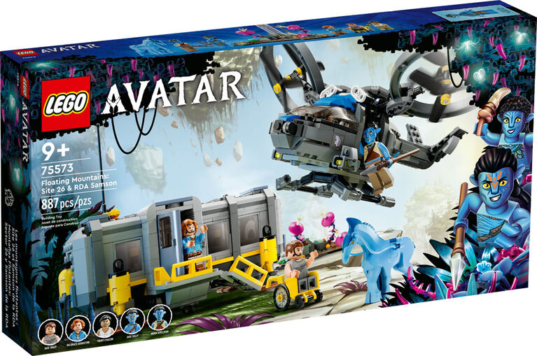 LEGO Avatar Les montagnes flottantes : Site 26 et Samson de la RDA 75573 (887 pièces)