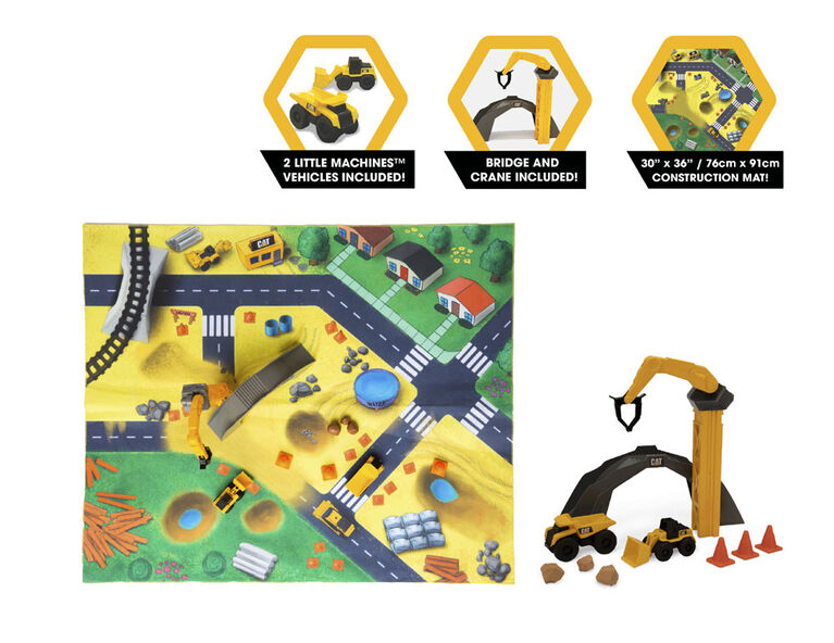 Cat Little Machines Construction Mat