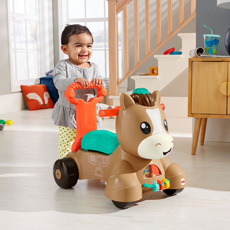 ​Fisher-Price Walk Bounce and Ride Pony - English and French Version