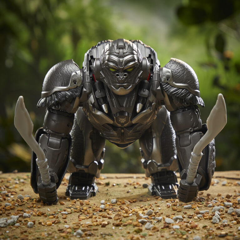 Transformers: Rise of the Beasts Command & Convert Animatronic Optimus Primal 12.5 Inch Electronic Toy