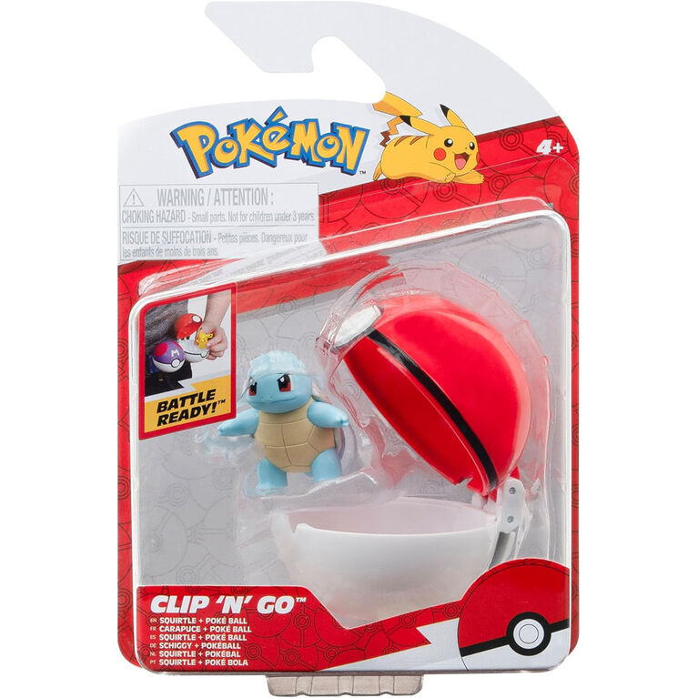 Pokémon Clip 'N' Go - Squirtle & Poké Ball