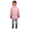 Kids Fleece Lined Rain Jackets  | White Tulip - 4T (4-5Y)