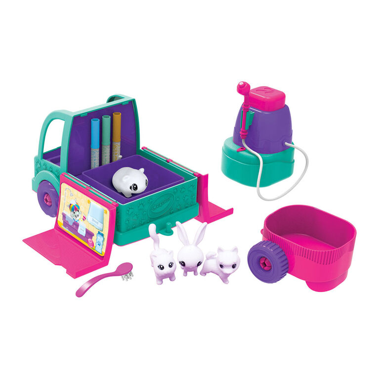 Crayola Scribble Scrubbie Pets Mobile Spa Playset