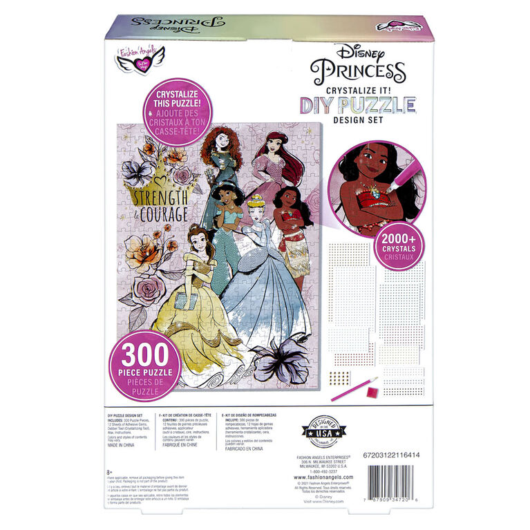 Disney Princess Crystalize It! Diy Puzzle Kit