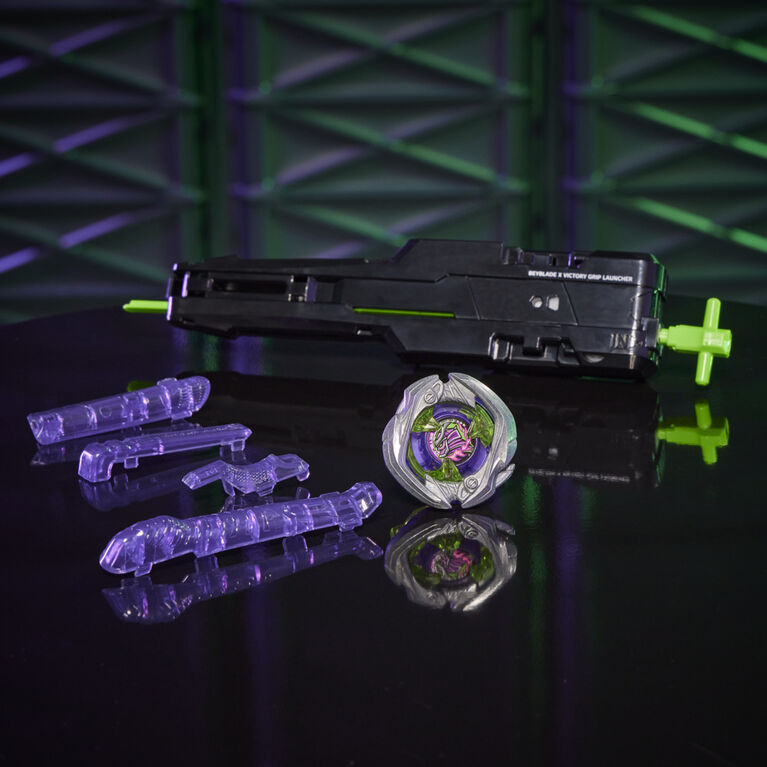 Beyblade X, Pack de lanceur à prises victorieuses à rotation droite