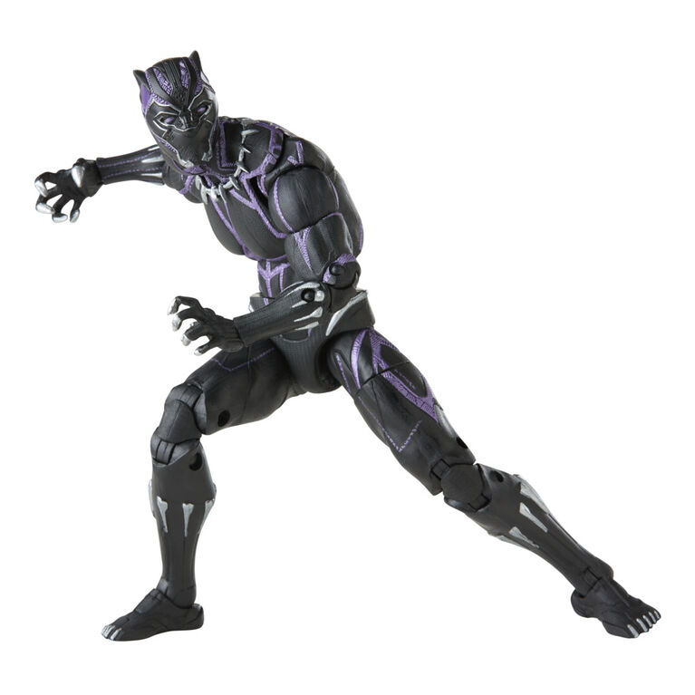 Marvel Legends Series Black Panther Legacy Collection Black Panther 6-inch Action Figure Collectible Toy, 3 Accessories