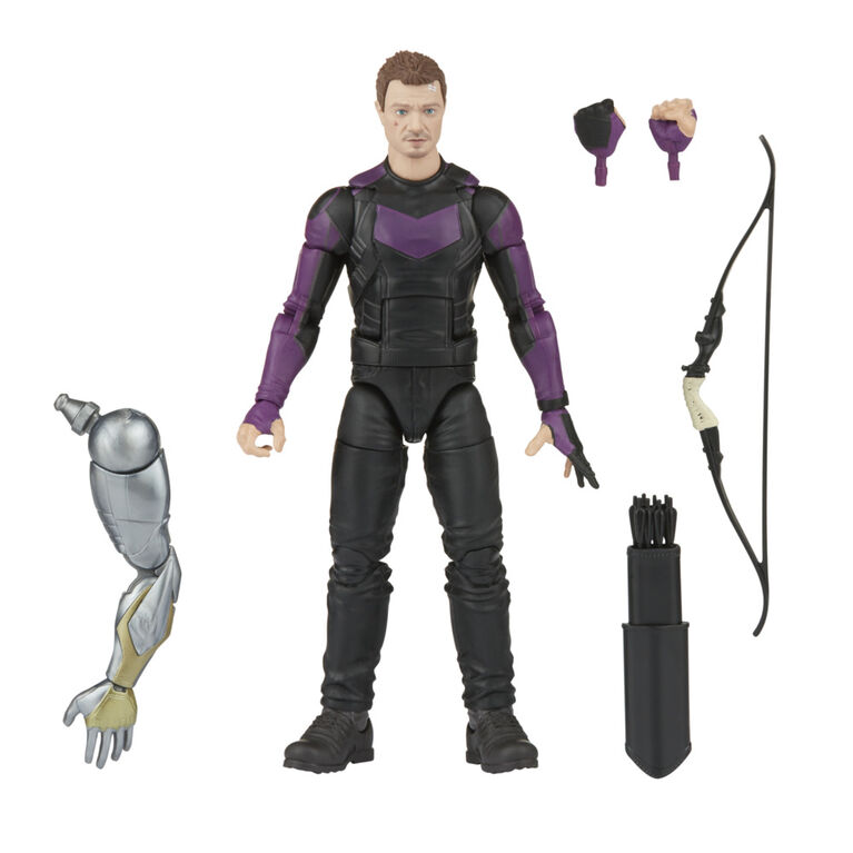 Marvel Legends Series MCU Disney Plus Marvel's Hawkeye Action Figure 6-inch Collectible Toy, 4 Accessories and 1 Build-A-Figure Part