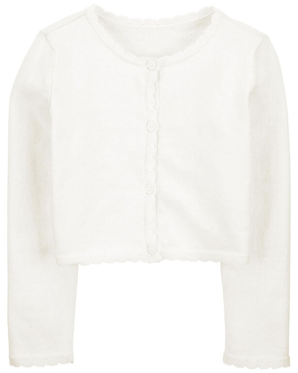 Cardigan à boutons Carter's, Ivory – 3T