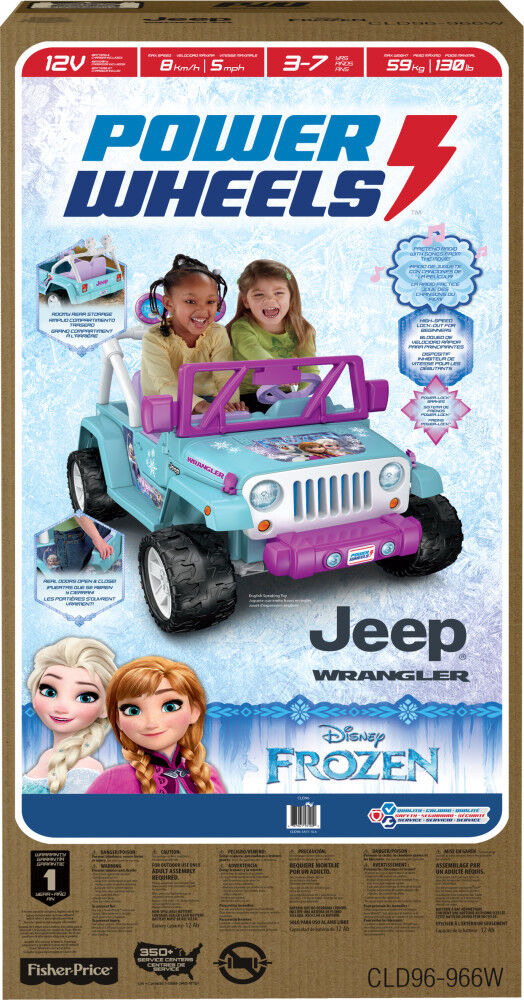 Fisher Price Power Wheels Disney Frozen Jeep Wrangler Toys R Us Canada