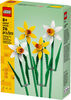 LEGO Daffodils Celebration Gift, Yellow and White Daffodil Room Decor 40747