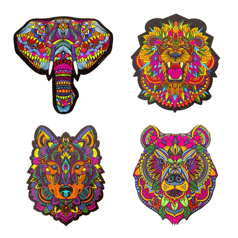 300Pc Hidden Shapes Puzzle Collection