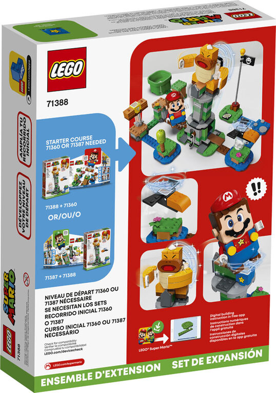 LEGO Super Mario Ensemble d'extension La tour de Boss Frère Sumo 71388 (231 pièces)