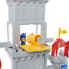 PAW Patrol, Rescue Knights Castle HQ Coffret transformable 11 pièces avec figurines articulées Chase et mini dragon Draco