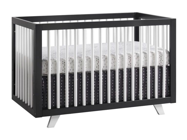 Visby 3-In-1 Black/White Crib - R Exclusive
