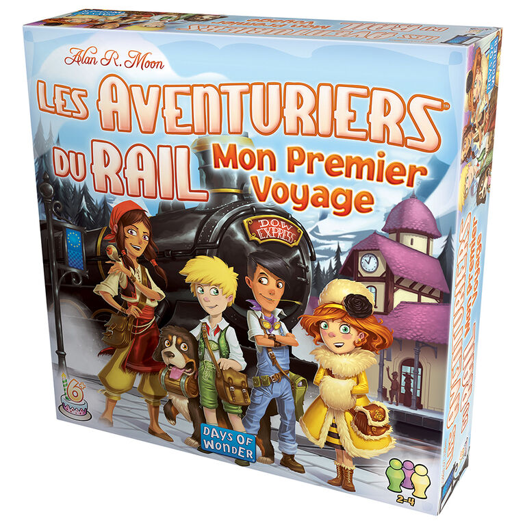 Days Of Wonder - Les Aventuriers Du Rail - Mon Premier Voyage - Europe - French Edition