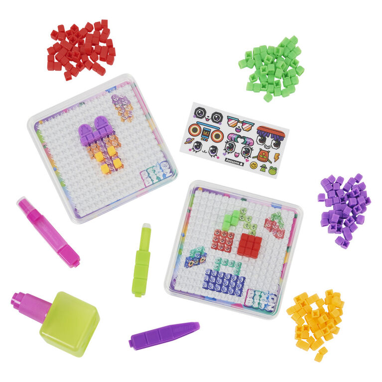 Pixobitz Studio avec 500 perles à fusionner à l'eau, Décos et accessoires, Créations et 3D sans chauffer