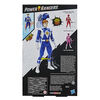 Power Rangers Mighty Morphin, Ranger bleu Morphin Hero, figurine de 30 cm avec accessoire