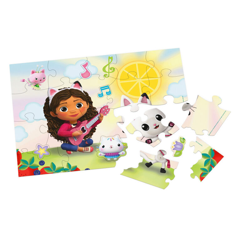 Gabby's Dollhouse, 24-Piece Jigsaw Puzzle Sunny Day DreamWorks Netflix Gabby's Dollhouse Toys 1 of 4 Kids Puzzles
