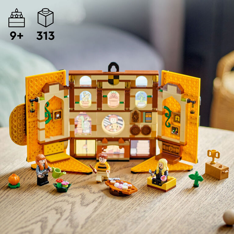 LEGO Harry Potter La bannière de la maison Poufsouffle 76412 Ensemble de jeu de construction (313 pièces)