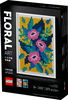 LEGO Art Floral Art 31207 Building Kit (2,870 Pieces)