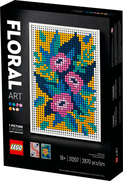 LEGO Art - Art floral 31207 Ensemble de construction (2 870 pièces)