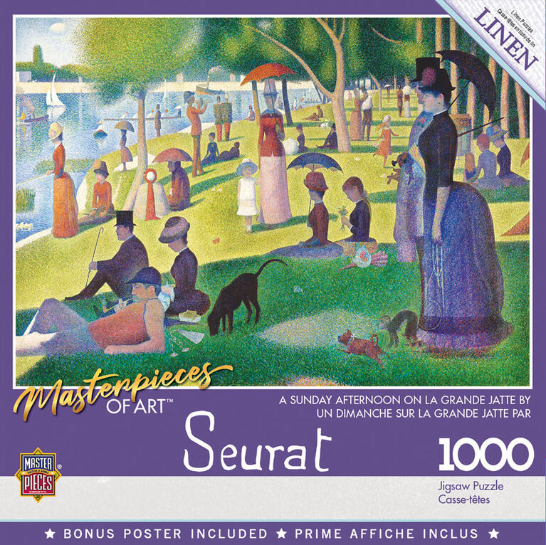 Masterpieces 1000 Piece Puzzle - "A Sunday on La Grande Jatte"