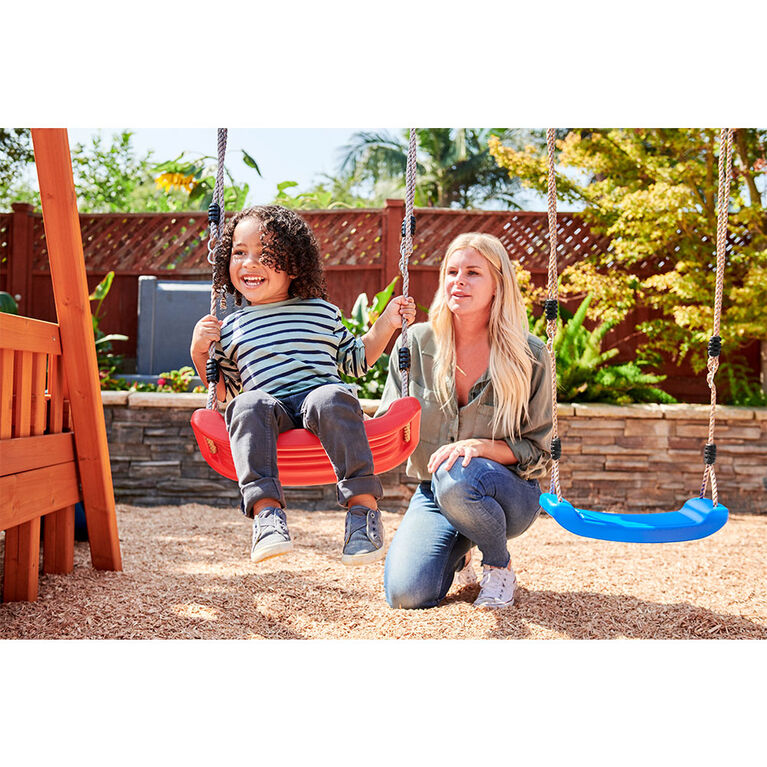 Real Wood Adventures Chipmunk Cottage Backyard Playset for Kids by Little Tikes