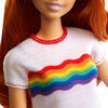 Barbie Fashionistas Doll #122 - Rainbow T-Shirt