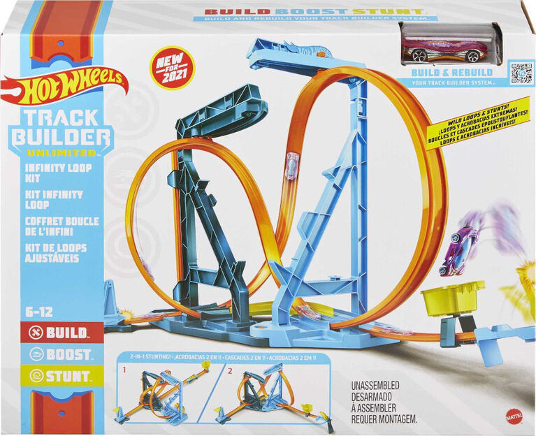 Hot Wheels - Track Builder Unlimited - Coffret Boucle de L'Infini