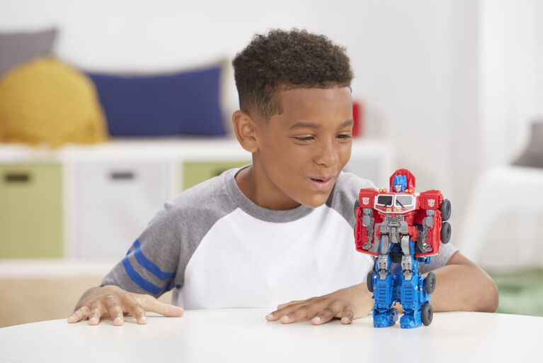 Transformers Toys Bumblebee Cyberverse Adventures Dinobots Unite Smash Changer Optimus Prime Action Figure
