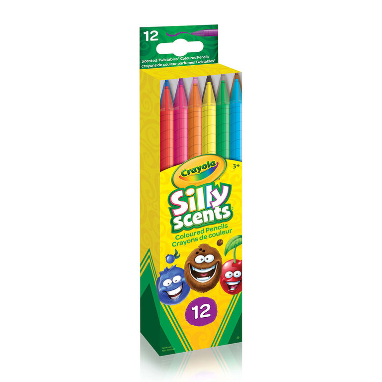 Crayola - 12 crayons de couleur Silly Scents TwistablesMC