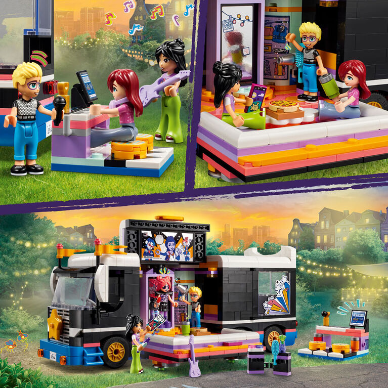 Jouet LEGO Friends L'autobus de tournée musicale de la pop star 42619