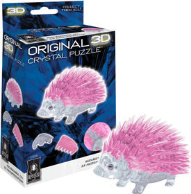 University Games Original 3D Crystal Puzzle - Pink Hedgehog