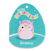 Squishmallows 12" Plush - Groovy the Winking Tie-Dye Hedgehog with Pink Belly and Eyelashes