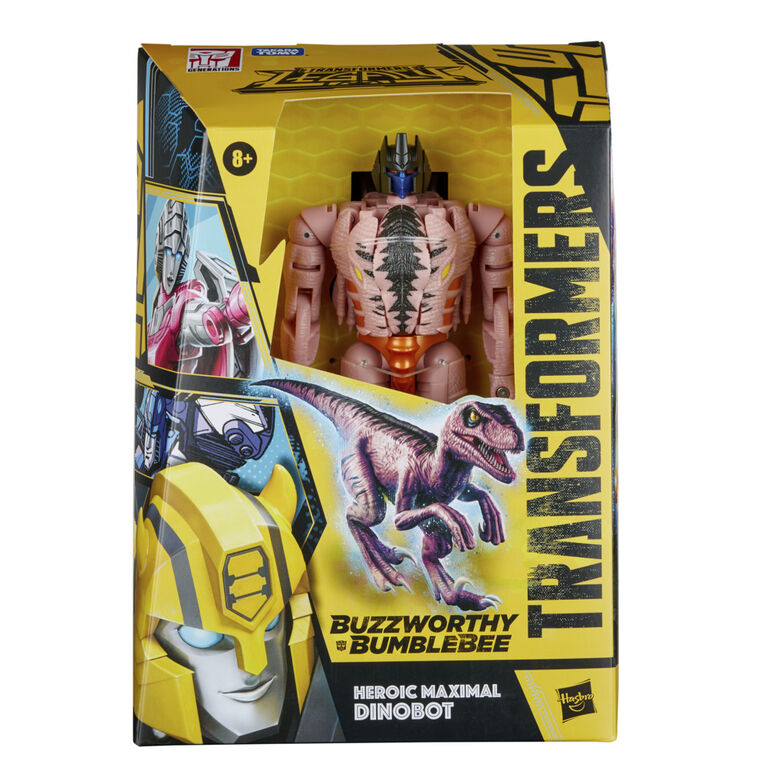 Transformers Toys Generations Legacy Buzzworthy Bumblebee Voyager Class Heroic Maximal Dinobot Action Figure - R Exclusive