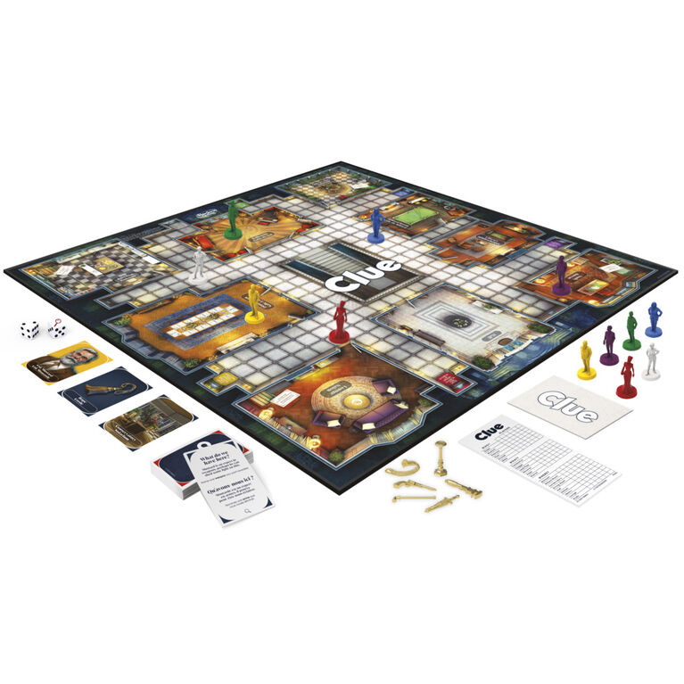 Clue Board Game, Reimagined Clue Game for 2-6 Players, Mystery Games, Detective Games, Family Games for Kids and Adults