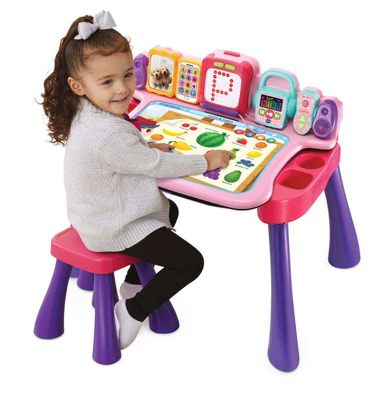 Vtech Magi bureau interactif 4 en 1 - Rose - Notre exclusivité - Édition anglaise