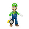 Super Mario Bros Le Film - Série de figurines de 5" avec accessoire - Figurine Luigi avec Lampe de poche comme accessoire