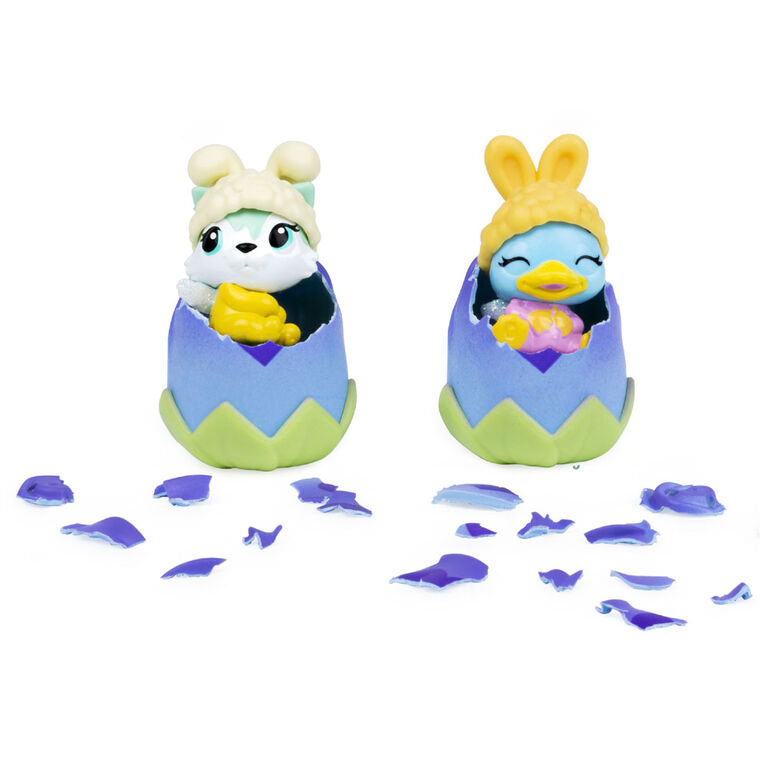 Hatchimals CollEGGtibles, Bunwee Hat 2 Pack with Season 5 Hatchimals (Styles May Vary)