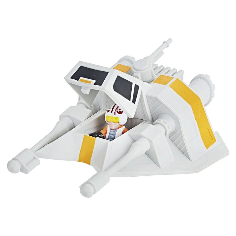 Star Wars Micro Force - Snowspeeder & Luke Skywalker.