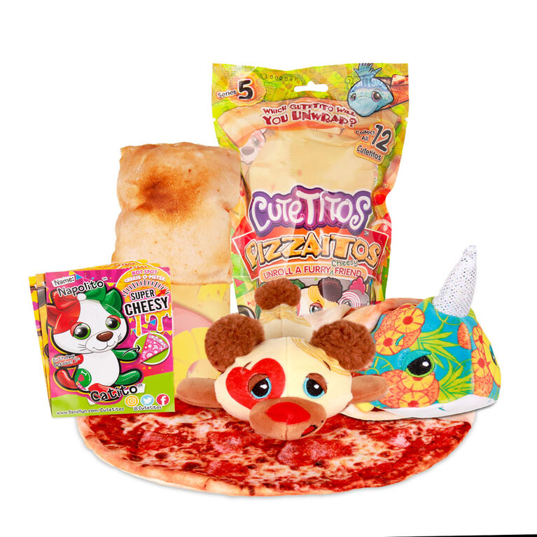 Cutetitos - Animaux en peluche surprise - Peluche à collectionner - Série 3 Nouveaux modèles, nouvelles tortillas - Les couleurs et les motifs peuvent varier