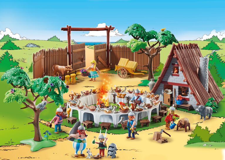 Astérix : The village banquet
