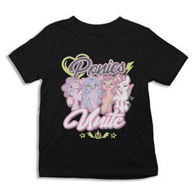 My Little Pony - T-shirt à manches courtes - Noir - 2T