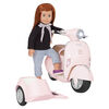 OG Ride Along Scooter, Our Generation, Scooter avec nacelle latérale pour poupées de 18 po